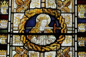 성녀 루치아_photo by Fr James Bradley_in the Cathedral and Abbey Church of St Alban in St Albans_England.jpg